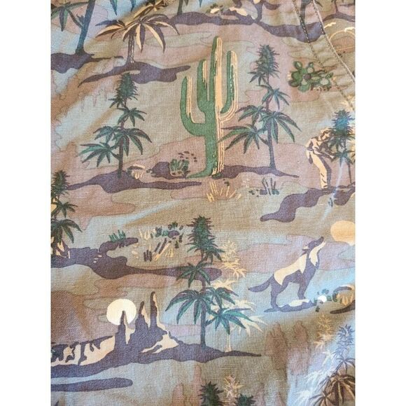 Lucky Brand Men's 9" Laguna Linen Blend Flat Front Short, Camo Desert | 38 EUC - Picture 11 of 11